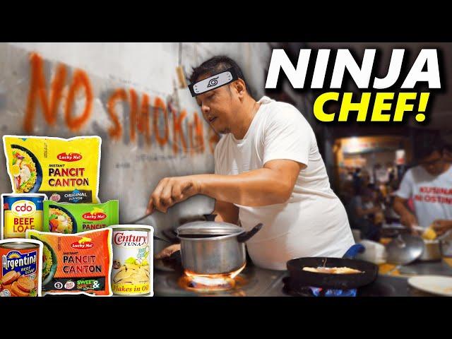 EVER Famous Pancit Canton Ninja of Cebu! Fastest Street Chef in the Philippines!