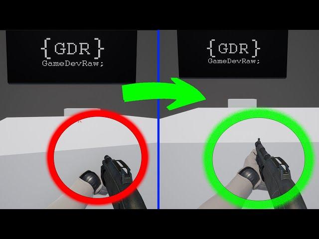 Fix Weapon Clipping / Sticking inside the walls in Unreal Enigine - Fast and Simple!