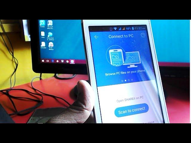 How to Connect PC and Phone via Latest Shareit (PC-Phone-PC)