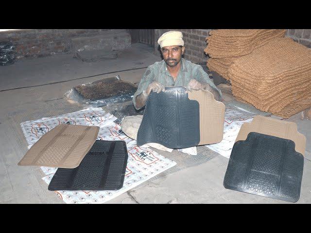 Amazing Manufacturing Process Of Car Rubber Mats || Automotive Rubber Parts Manufacturing Process