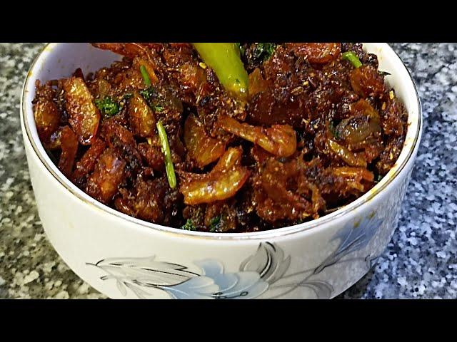 ఎండు రొయ్యల ఫృై//dry prawns fry recipe//yendu royyala vepudu recipe@sunitha's recipes