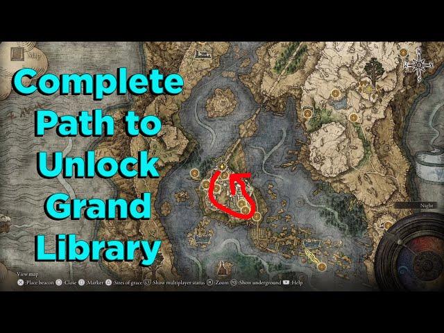 How To Unlock Grand Library In Raya Lucaria Academy