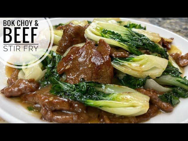 Beef & Bok Choy Stir Fry | Tender, Juicy Beef And Vegetable Stir Fry