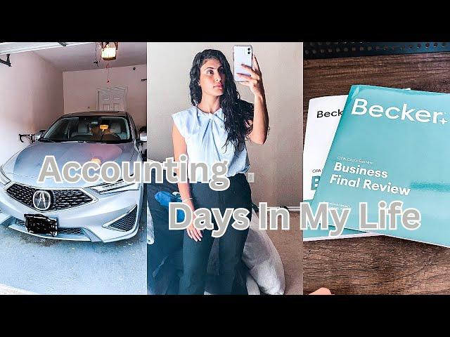 Accounting Days In My Life (new car, BEC CPA exam, audit department)