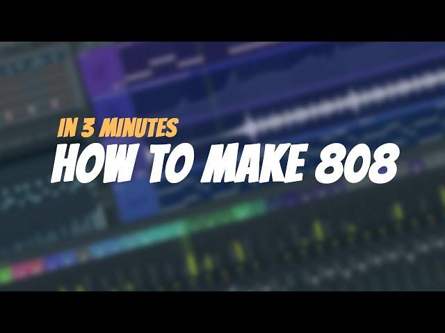 How To Make 808 In 3 Minutes | Only With Stock Plugins | FL Studio Tutorial