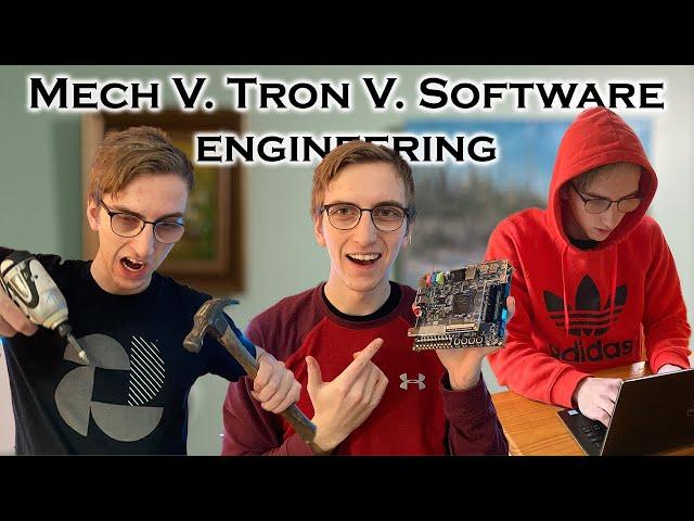 Mechatronics VS Software VS Mechanical Engineering! | Differences and Similarities