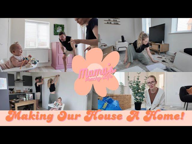 MAKING OUR HOUSE A HOME! Ikea and shein haul along with some good old DIY...getting there!