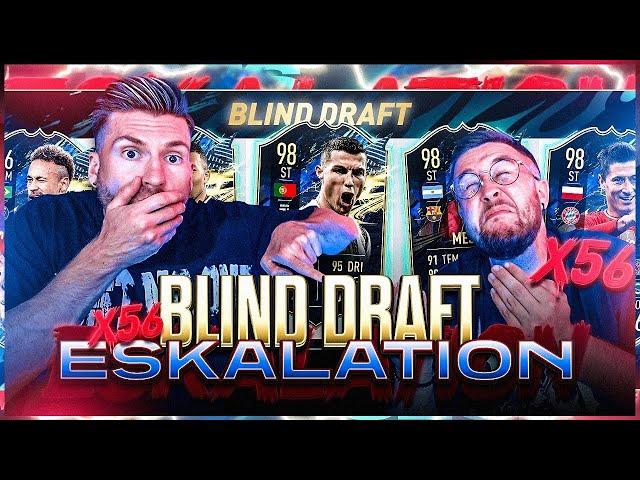 Es ist KOMPLETT ESKALIERT.. R.I.P ️ 56 FACHE BESTRAFUNG im Blind Draft Battle !! FIFA 21