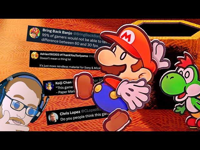 Nintendo Fanboys Defend Paper Mario: TTYD Remake Being 30 FPS When the Original Was 60 FPS…