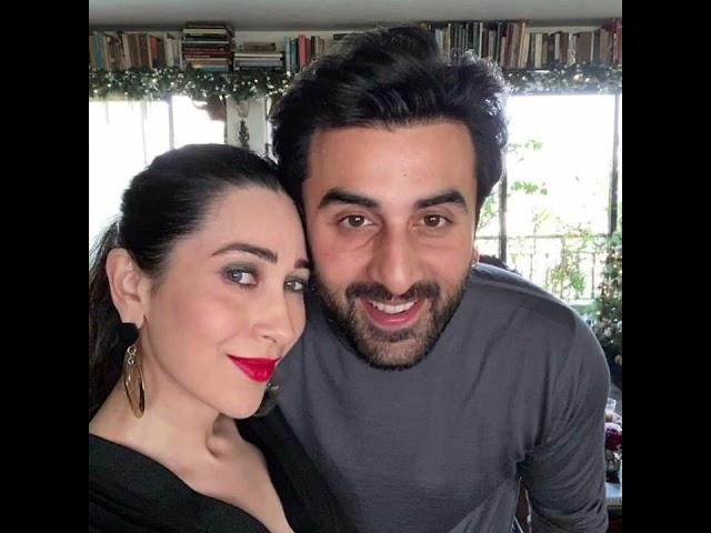 Karishma Kapoor with her Cousin Ranbir Kapoor #karishmakapoor #ranbirkapoor #kareenakapoor#shorts