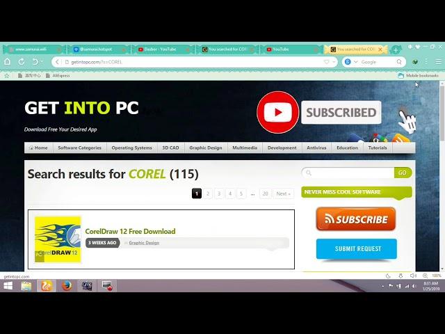 CARA DEWNLOAD COREL DRAW  TERBARU 2019 GETINTOPC