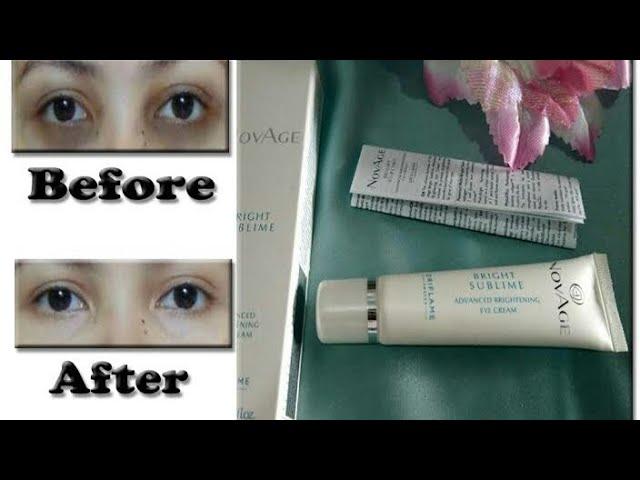 Novage bright  sublime eye cream || Oriflame Pakistan