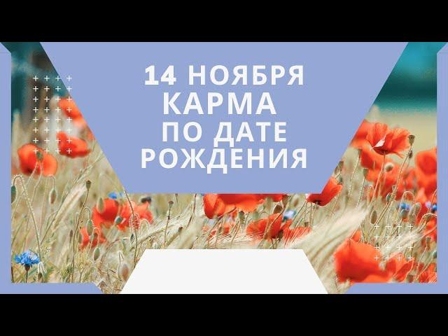 14 ноября - карма по дате рождения