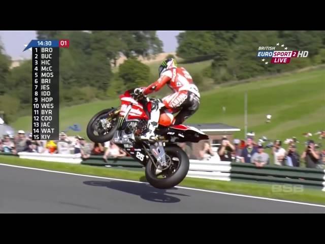 BSB 2015 | Cadwell Park Jump | Josh Brookes Slow Motion