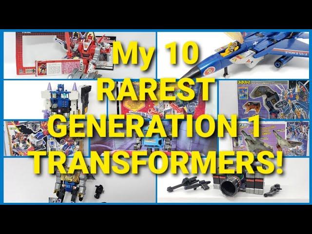 Top 10 RARE G1 Transformers Figures in My Personal Toy Collection! Toy Kennections Top 10 COUNTDOWN!