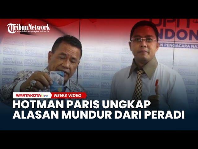 Ini Alasan Hotman Paris Keluar Dari Peradi dan Gabung dengan DPN