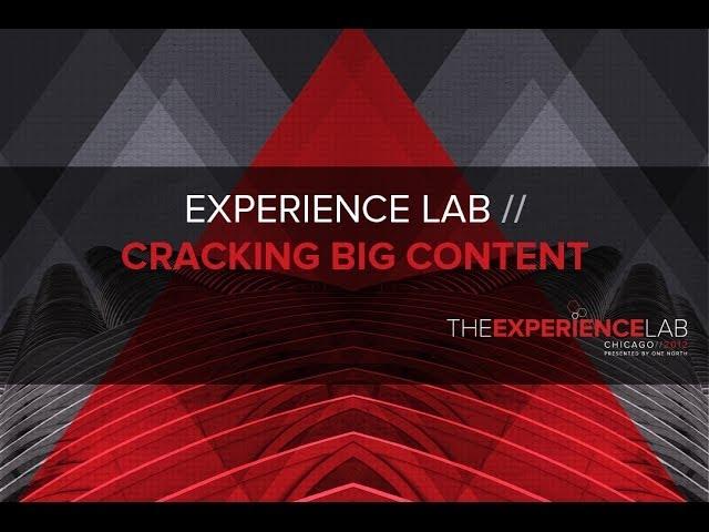 #1NLab12 | Cracking Big Content