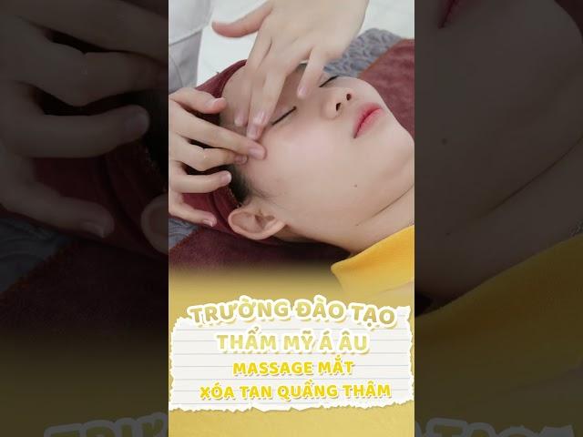 Massage Mắt giảm quầng thâm #truongdaotaothammyaau #truongthammyaau #hocspatphcm #hocspachuyennghiep