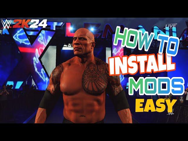 How To Install Mods In Wwe2k24 In Hindi | Very Easy Method Free Cake Tools For Modding By Tushar yt