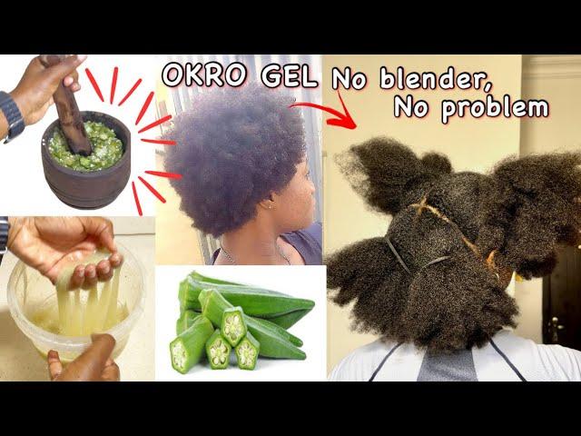 DO NOT Ignore This Ancient African Recipe For Fuller & Longer Hair. Okro Gel With No Blender