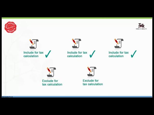 How to handle additional charges in a GST Invoice - Tally.ERP9 by RajLaxmi Solutions