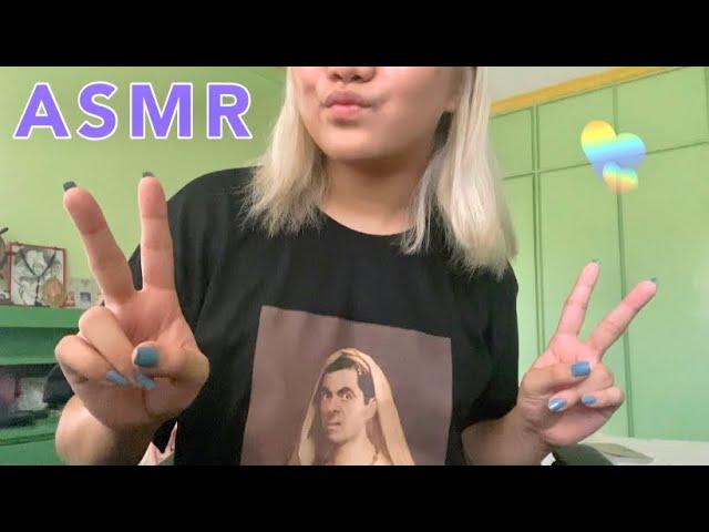 ASMR |  focus trigger, soft speaking, snapping, hand movements | *fast and unpredictable* | leiSMR