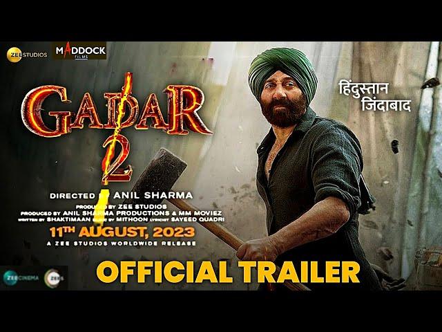 gadar 2 trailer I release date I gadar 2 movie trailer I gadar 2 first look I gadar  part 2