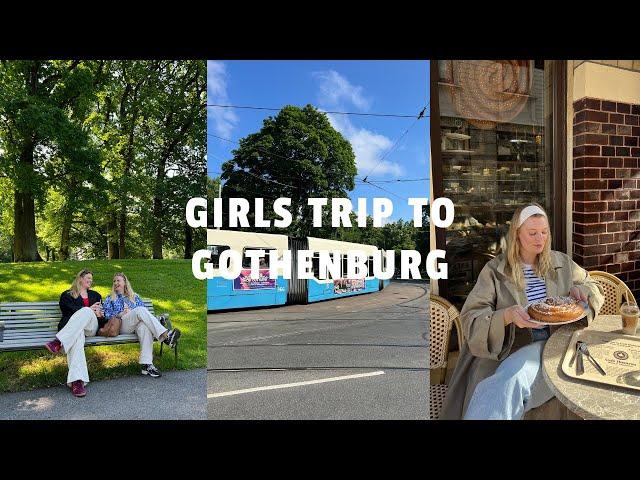 girls trip to gothenburg⎢exploring the city, eating the biggest cinnamon roll & making a city guide