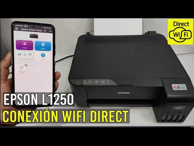 Cómo Configurar Conexión WIFI DIRECT Impresora EPSON L1250/Paso a Paso.