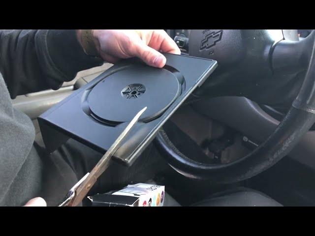 SIMPLE HACK - DVD CASE HINGED TABLET MOUNT FOR YOUR CAR