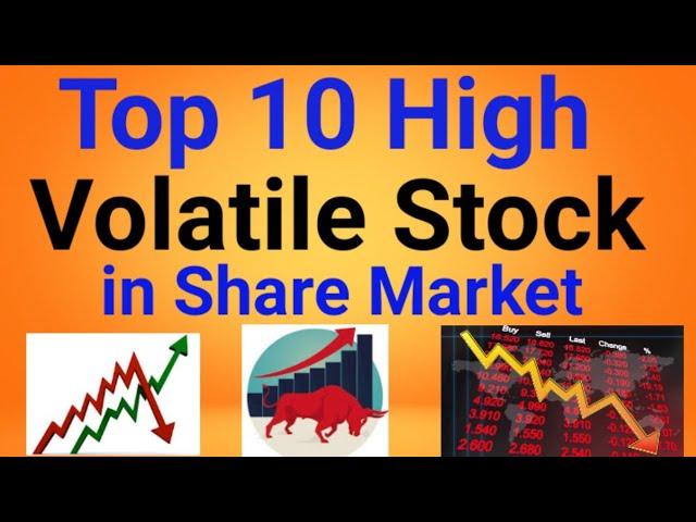 Top 10 high volatile stock in share market।। #High volatile stock ।। Top 10  high beta stock