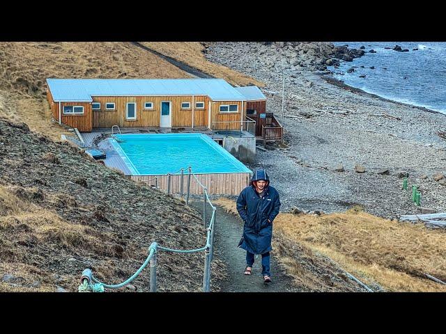 Exploring Krossenlaug Hot Spring Iceland