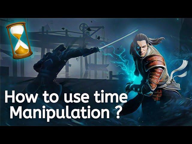 extremely helpful  How to use itu's Time manipulation ⏳ ?  || Shadow Fight 4 Arena