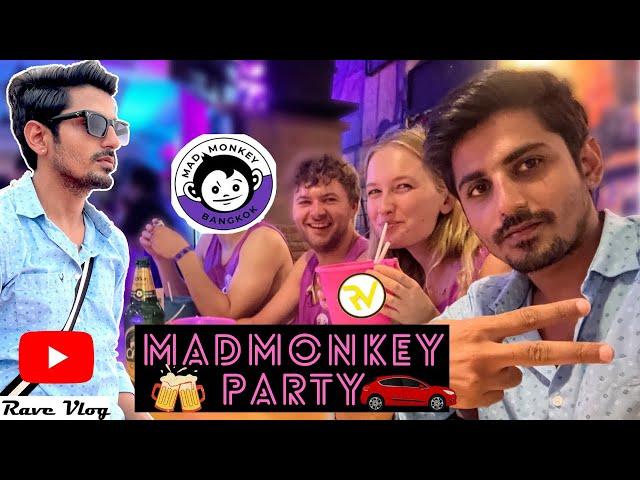 Best Party in Bangkok Rs.989 |Pub Crawl| Mad Monkey Hostel| Indian should got to this place|