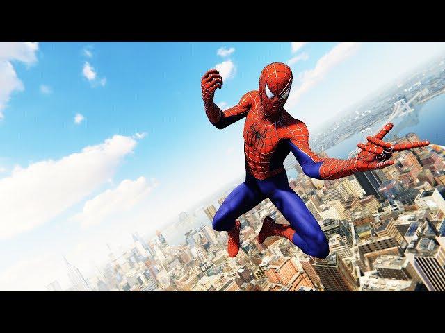 Spider-Man PS4 - The Raimi Suit Combat & Free Roam Gameplay