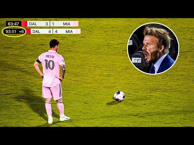 The Day Lionel Messi Saved Inter Miami & IMPRESSED David Beckham