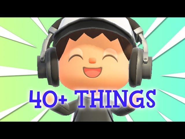  40+ Things I Wish I Knew Before Starting | Animal Crossing New Horizons Tips for Beginners