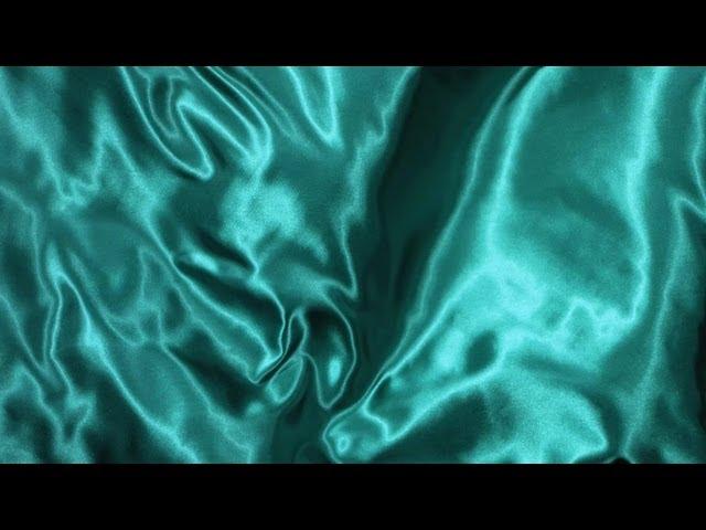 Free Slow Motion Footage: Wavy Green Silk Fabric