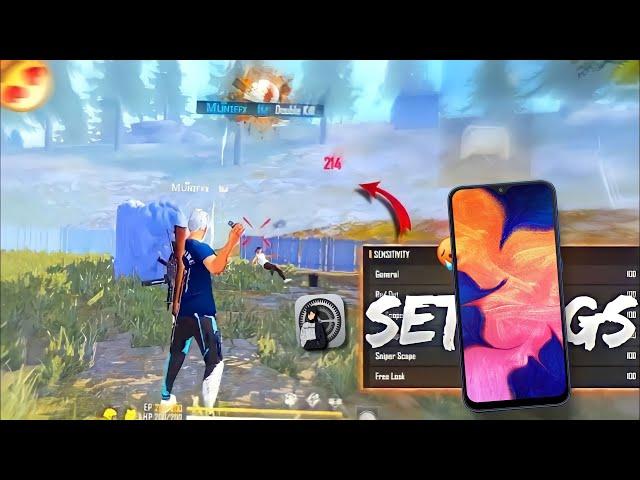 My Perfect Settings Galaxy A10 HUD + DPI +Sensi+Sensibilidade [SAMSUNG A10 FREE FIRE HIGHLIGHTS]