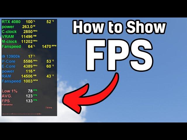 How to Show FPS in Games | FPS, GPU, CPU Usage