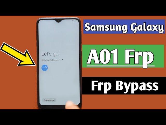 Samsung Galaxy A01 Frp Unlock/Bypass Google Account Lock Without pc Android 10.