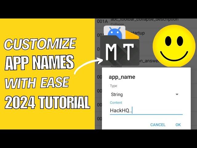 How to Change App Name with Mt Manager and Lucky Patcher