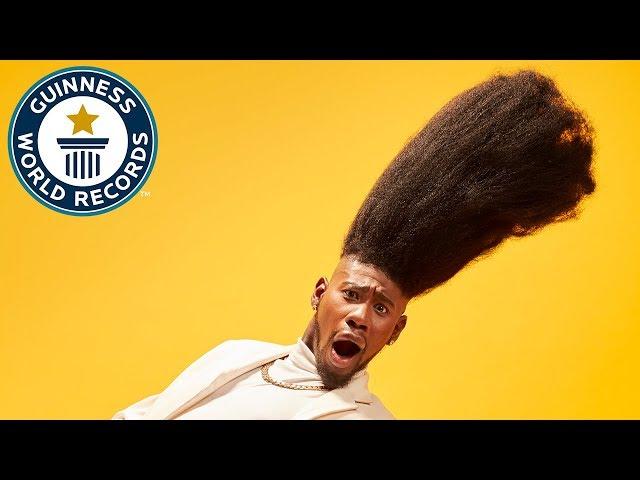 Tallest high top fade - Guinness World Records