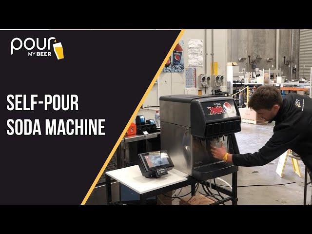 Self-Pour Soda Machine Powered By PourMyBeer Self-Serve Technology