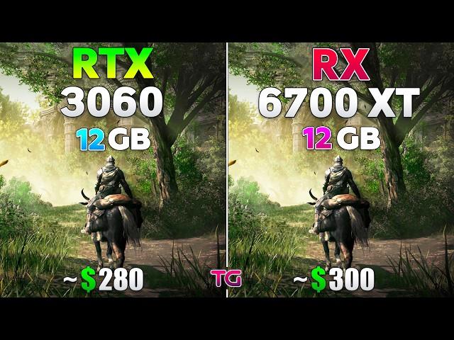 RTX 3060 vs RX 6700 XT - Test in 2025 l Ray Tracing