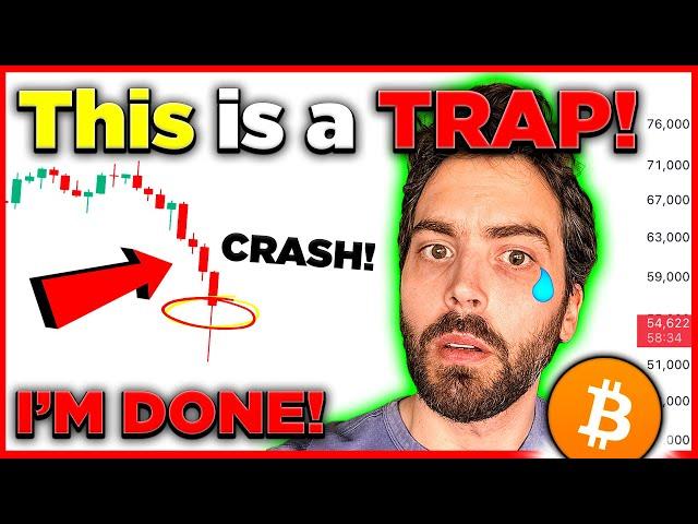 Crypto Holders - IT'S A TRAP! ️ BITCOIN CRASHING due to MANIPULATION!