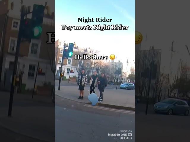 The Unknown Mysterious Rider  Known As Night Rider  Seen Around London  #OMG 