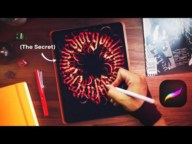 EASY Way to Make this Ring of Fire in PROCREATE [TUTORIAL]