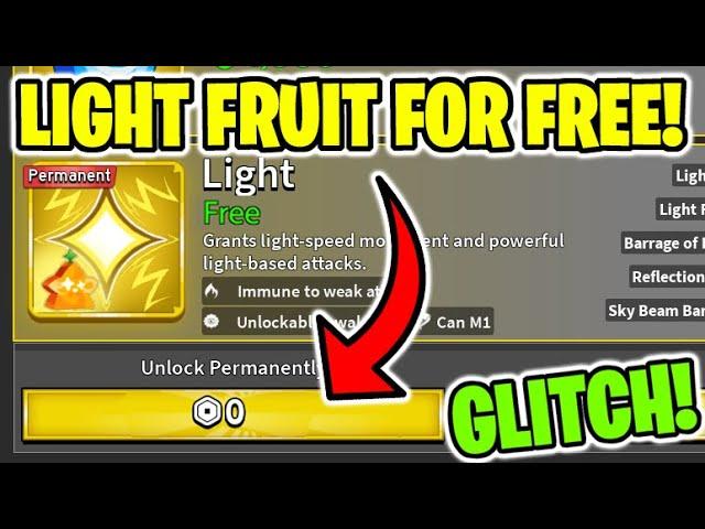 HOW TO GET LIGHT FRUIT IN BLOX FRUITS FOR FREE! (2024,2025)