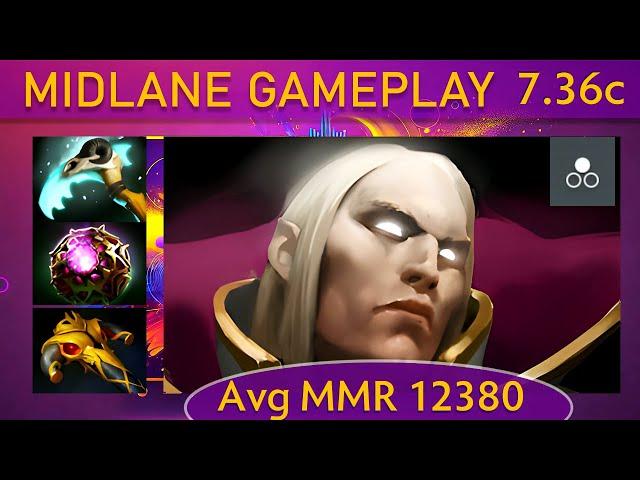 ⭐ 7.36c Invoker |KDA - 30 KP - 66%| Mid Gameplay - Dota 2 Top MMR